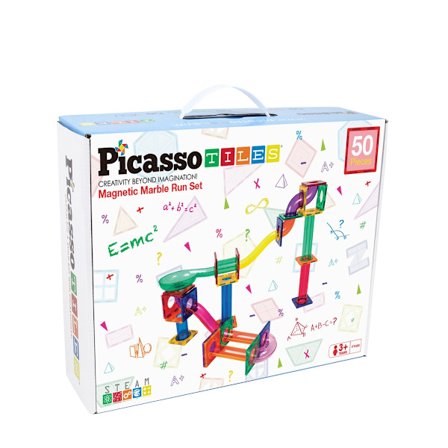 Picasso Tiles Magnetic Marble Run set 50 delar