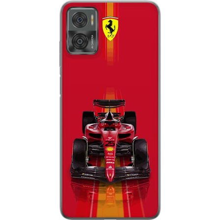 Yhteensopiva Puhelinkuori Motorola Motorola Moto E22i Ferrari Formula 1 -auto ikonisessa punaisessa muotoilussa urheilullisella tarkkuudella