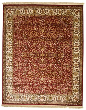 Kerman Diba 250X300 Grand Rouge Triangle Tapis