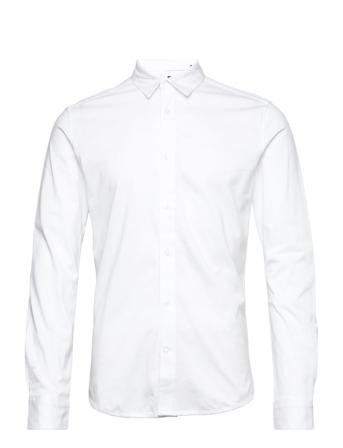 Onsmiles Ls Stretch Shirt White ONLY & SONS