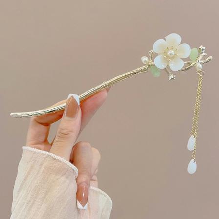 Stil Retro Flower Tofs Hårnål Enkla Hår Sticks Hair Acce A4