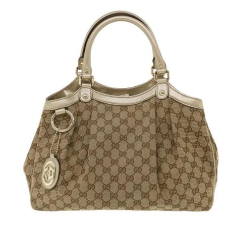 Gucci Vintage Pre-owned Canvas totes inbo, Dame Vintage Tasker, Størrelse: ONE Size