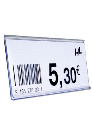 HL Display 300104 Hyllkantlist självhäftande 26 x 885 mm, Skyltar & tillbehör