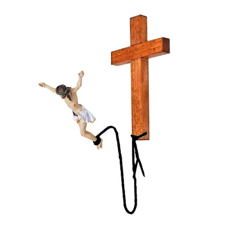 Bungyjumpende Jesus Religiøse Dekorasjoner Bungyjumpende Jesus Hengende Dekor -Yx_Kvalitetsgaver