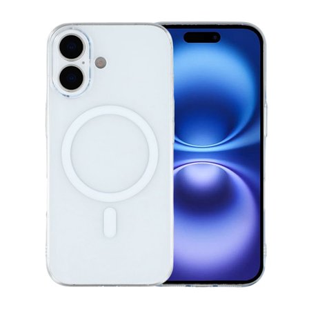 Ultra-thin PC Magnetic Case For iPhone 17 Transparent