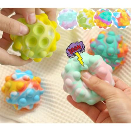 Pop It Squeeze 3d Elastic Ball Förälder-barn Dekompressionsleksaker