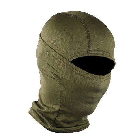 Balaclava Skimaske for Vintersport og Motorsykkelkjøring - Army Green