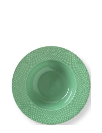 Rhombe Color Dyb Tallerken Green Lyngby Porcelæn