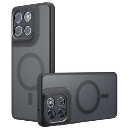 SKALO Motorola Moto G86 Power 5G Skin-touch Hybrid Cover - Sort