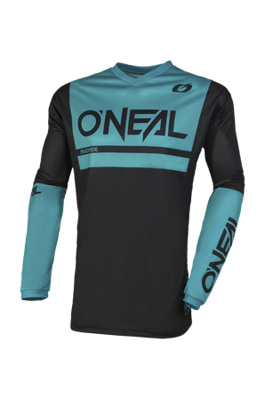 Maglia Cross O'Neal Element Threat Air V.23 Nero-Turchese XL
