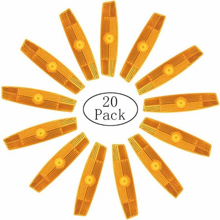 20 stk reflekser, eikereflekser for reflekterende sykkel MTB sykkelhjul, Ref