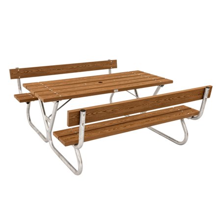 Eden Wood 0909-k6180 Picknickbord 180 cm, komposit Brun, Utemöbler
