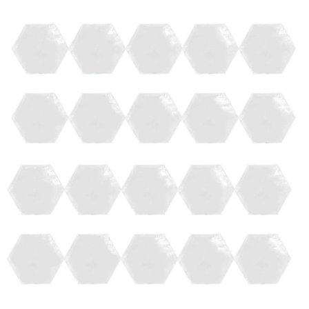 20 stk. Klare Akryl Heksagon Blank Bordkort Bryllupsdekorasjon For Bordnummer Gjestenavn