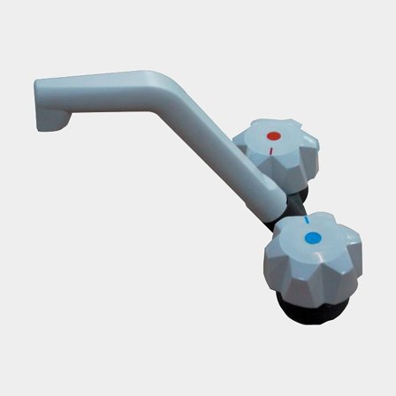 Zweigriffmischer Boot, mit klappbarem Auslauf, 10 mm (25/64′′) Schlauch / 12 mm (15/32′′) Schlauch, Kunststoff - Boot