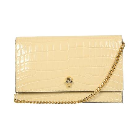 Alexander McQueen, Skull bag Beżowy, Kobieta, Rozmiar: ONE Size