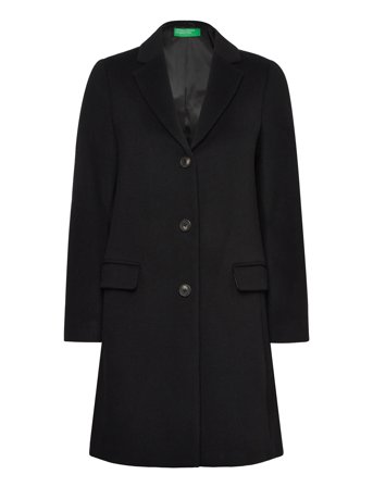 United Colors of Benetton Coat - Black - 44