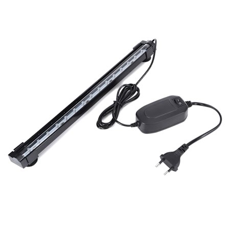 Flerfärgad LED-ljusramp för akvarium, bubbelbar för akvarium, 100-240V EU DB-40