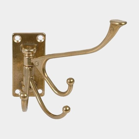 Messinghaak, 4 haakjes