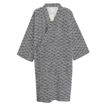 Kimono-rock för både män och kvinnor, badrock, nattlinne, unisex L