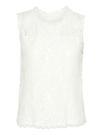 Crkit Lace Top White Cream