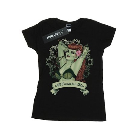 DC Comics Dam/Kvinnor Poison Ivy All I want Is A Kiss Bomull