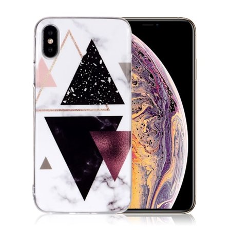 Marmormotiv iPhone Xs Max skal - Stil A