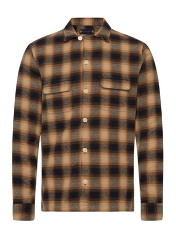 Telesto Ls Shirt Brown AllSaints