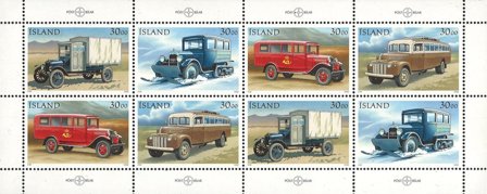 Island 1992 - AFA 762-765 - Postfrisk miniark