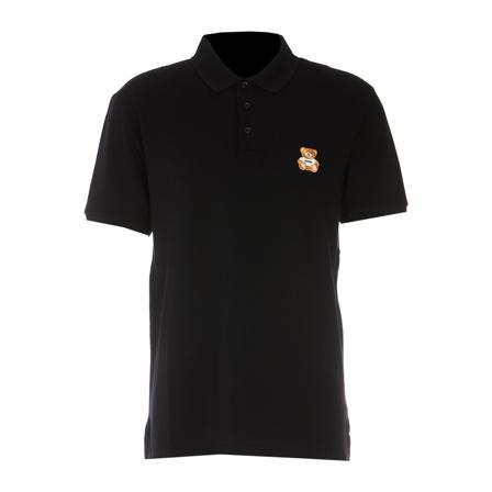 Moschino, Polo Shirts Czarny, Mężczyzna, Rozmiar: XS