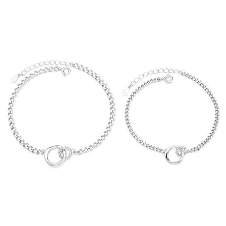 stycken par armband gjorda av 925 sterling silver, silver