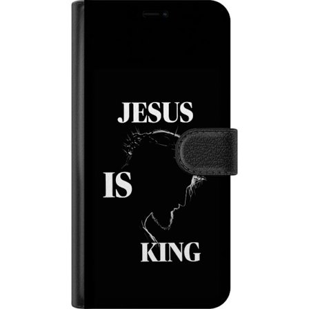 Yhteensopiva Lompakkokotelo Motorola Edge 40 Pro Värikkäitä kawaii-hahmoja pinottuna pystysuunnassa violetilla taustalla, pehmeillä muodoilla ja leikk