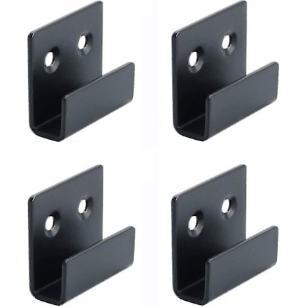 Rustfritt Stål Skinne Kroker Bildeoppheng Speil Klips Speil Festinger Hengende Sett Heavy Duty Keramisk Flis Display Brakett (6stk)-yvan