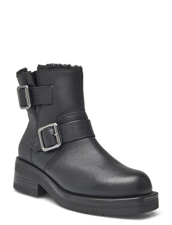Rebelle Buckle D Black Clarks