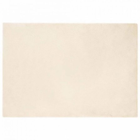 Matta - Mattunderlag Vidaxl Syntetisk Kaninfäll Matta Olite Kräm 140 x 200 cm