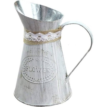 Blomsterkande Bondegård Shabby Chic Dekorativ Vase Landstil