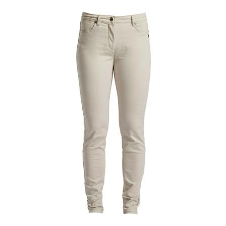 LauRie Slim-fit Jeans beige, Dam, Dam, Storlek: S