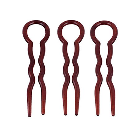 3PCS/Set U-formet Hårstyling Hurtigklemmer for Kvinner Hårnåler Praktisk