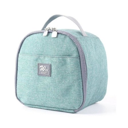 Modelltät liten isolerad lunchväska med dragkedja, enkel fack, damväska, billig kylväska, picknick, resemat