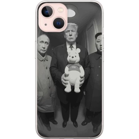 Yhteensopiva Puhelinkuori Apple Apple iPhone 13 Mustavalkoinen taideteos surrealistisella poliittisella symboliikalla ja odottamattomalla kontrastilla