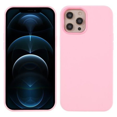 IPhone 12- 12 Pro silikonskal - Rose Pink