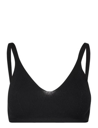 Gunilla Knit Bra Top Black REMAIN Birger Christensen
