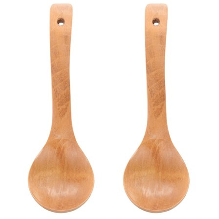 Keittiön puinen taloustavaroiden kiillotettu riisilasta kauha kauha Hy