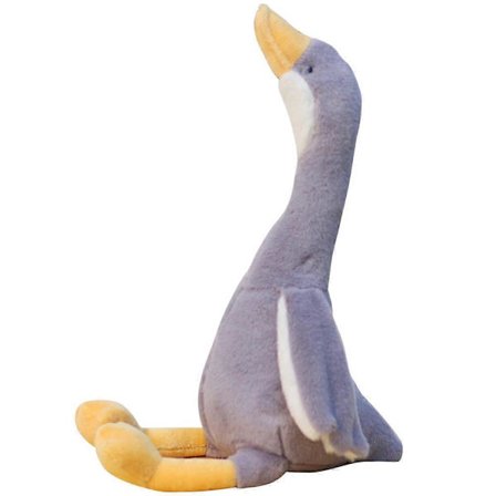 Plysjgåsleke for lek Mykt kosedyr Grå plysj Svaneleke Barn[D]