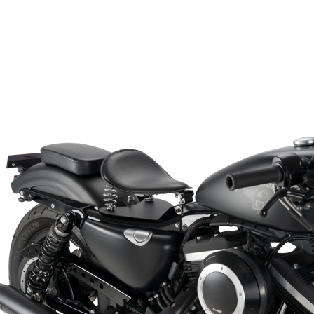 Matkustajan Satula CustomAcces Old Taco H-D Musta