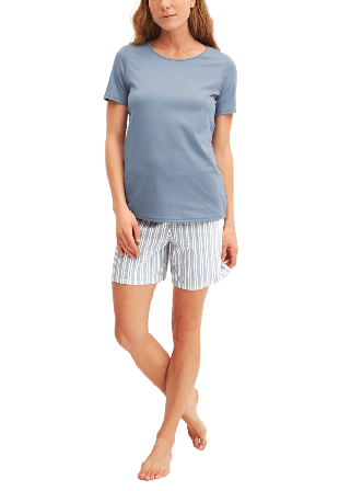 Calida Striped Dreams Short Pyjama Sovkläder Dam Flerfärgad XS