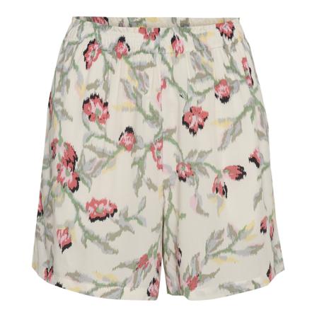 Soaked in Luxury Arjana Korte Broek , Beige , Dames , Maat: M