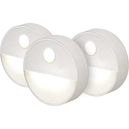 LED-nattlampa, rörelsesensor inomhus, trådlös självhäftande LED-lampa