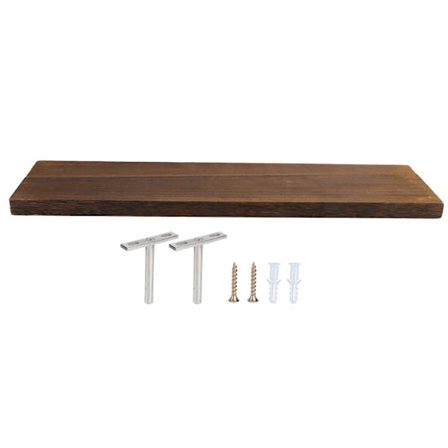 Veggmonterte oppbevaringshyller Flytende hylle Tre Oppbevaringsstativ Display Organizer for hjemstue 50x14x2cm