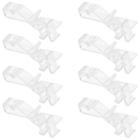 20 st Plastkappa Clips Inomhus Gardiner Clips Vertikala Persienner Gardiner Klämmor för Persienner