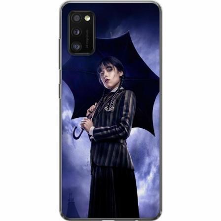 Samsung Galaxy A41 Genomskinligt Skal Wednesday Addams
